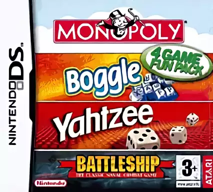 Image n° 1 - box : 4 Game Fun Pack - Monopoly + Boggle + Yahtzee + Battleship